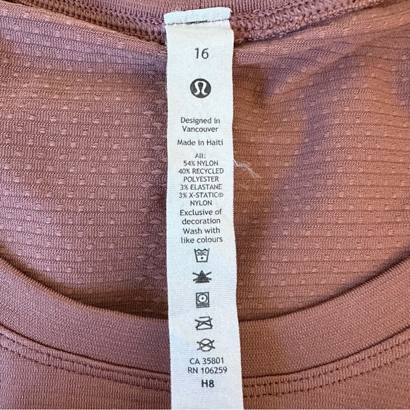 lululemon Swiftly Tech Women’s Long Sleeve Tee Spiced Chai Size: 16 - Picture 5 of 8